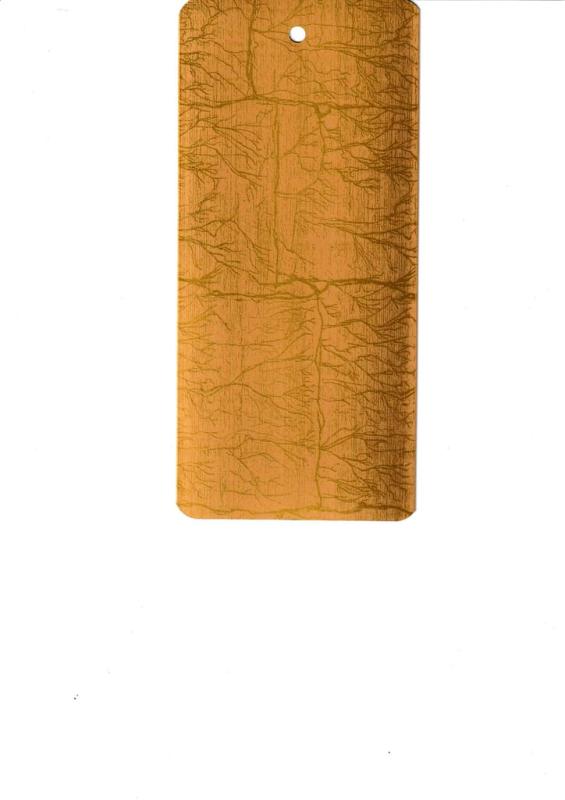 Пластиковые вертикальные жалюзи тип Фрост цвет золото